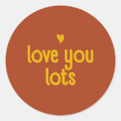 Love You Sticker - Bloom & Stick (Voorkant)