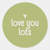 Love You Sticker - Bloom & Stick (Voorkant)