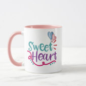 Love You Sweetheart Mok Gift voor Vrouw Vriendin (Links)