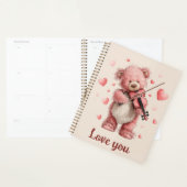 Love You Teddy met Viool Planner (Display)