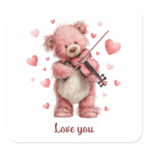 Love You Teddy met Viool