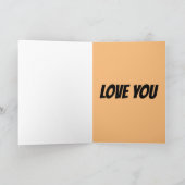 LOVE YOU, THANKSGIVING DAG KAARTEN (Binnen)