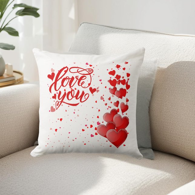 Love You Throw Pillow Kussen (Creator heeft geüpload)
