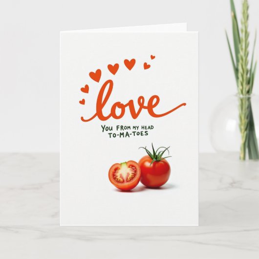 Love You To Ma Toes Card Kaart (Voorkant)