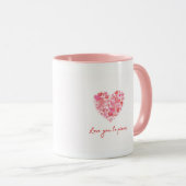 Love you to pieces  mok (Voorkant rechts)
