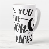 Love You to the Moon and Back" Ceramic Mug – Roman Latte Mok (Rechterhoek)