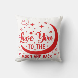 Love You to the Moon & Back Pillow Kussen