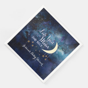 Love You to the Moon & Back Servetten