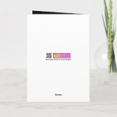 Love You to the Moon beroemd gemaakt door Back Fat Kaart (Achterkant)