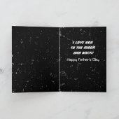 Love You to the Moon beroemd gemaakt door Back Fat Kaart (Binnen)