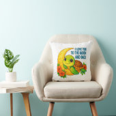 Love You to the Moon en Back Baby Turtle Kussen (Stoel)