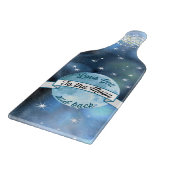 Love You to the Moon en Back Stars Pattern Snijplank (Hoek)