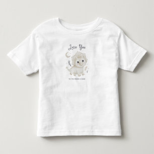 Love You to the Moon en Brul Dinosaur T-shirt voor