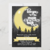 Love You to the Moon en de uitnodiging voor de ach (Voorkant)