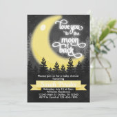 Love You to the Moon en de uitnodiging voor de ach (Staand voorkant)