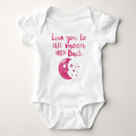 Love You to the Moon Hand Trendy Baby Meisje Romper