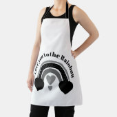 Love you to the Rainbow Minimal Black White Couple Schort (Insitu)