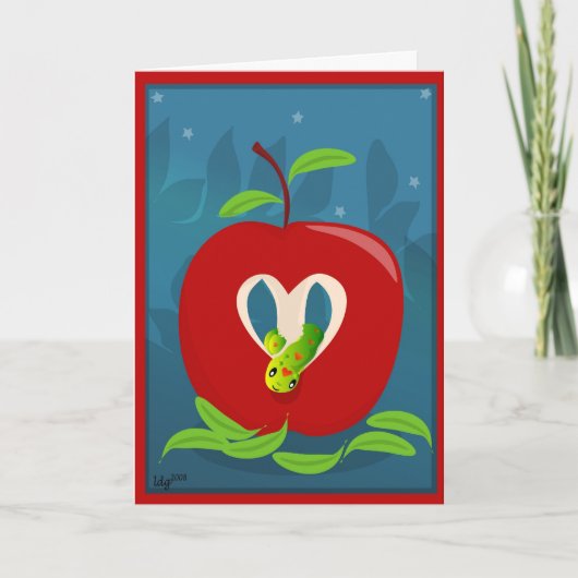 Love You to the Very Core Valentijnen Day Kaart (Voorkant)