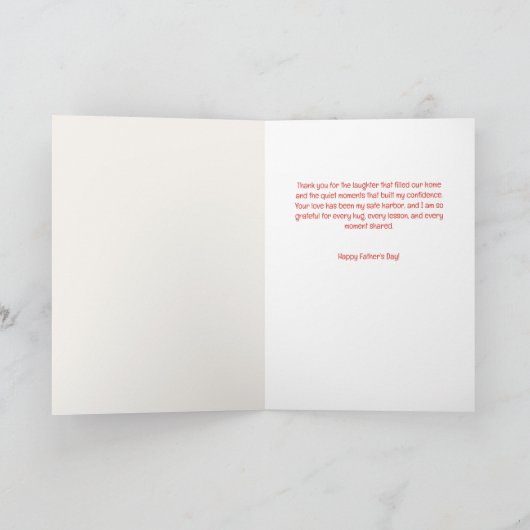 Love You Tons Vaderdag Kaart (Binnen)