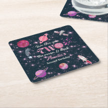 Love You Two The Moon Meisjes Roze 2e Verjaardag