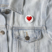 Love You Valentijn Knop Ronde Button 3,2 Cm (In situ)