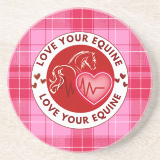 Love Your Equine  Zandsteen Onderzetter