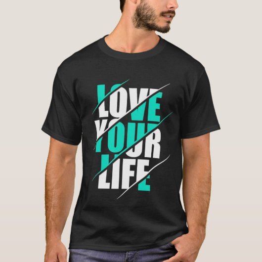 Love Your Life Essential T-Shirt Sell (Voorkant)