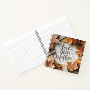 Love Your Mother Luxe Fall Leaves Premium Art Notitieboek