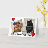 Love Your Pet Day Kaart (Gele Bloem)