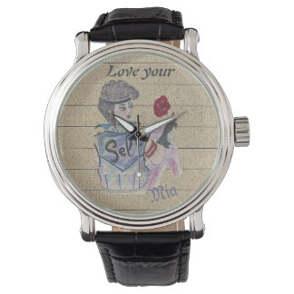 🕰️ "Love Your Self" Gepersonaliseerde horloge - W