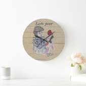 🕰️ "Love Your Self" Gepersonaliseerde wandklok (Huis)