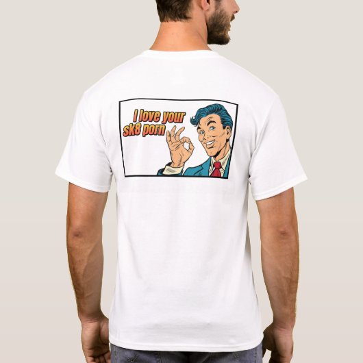 Love Your Stuff T-Shirt - Mannen (Achterkant)