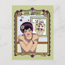 Love Yourself_A_ Briefkaart