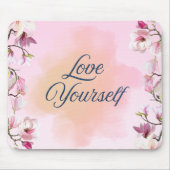 Love Yourself Aesthetic Mousepad Muismat (Voorkant)