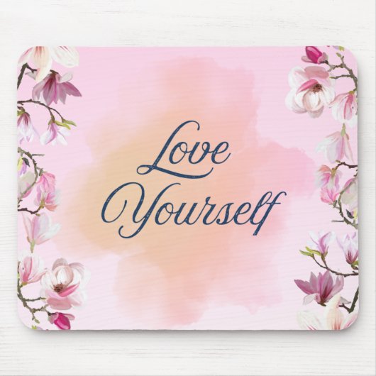 Love Yourself Aesthetic Mousepad Muismat (Voorkant)