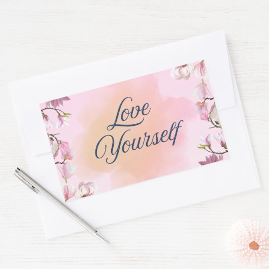 Love Yourself Aesthetic Sticker (Envelop)