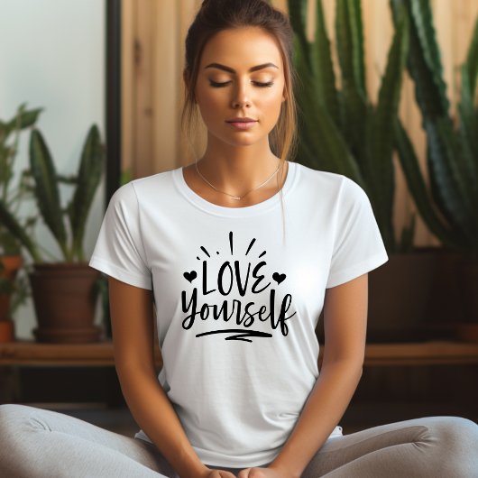 Love Yourself Affirmatie T-shirt