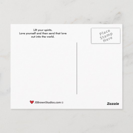 Love Yourself_B_ Briefkaart (Achterkant)