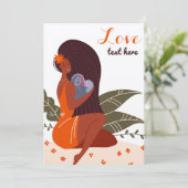 Love-Yourself-Body-Positive-Self-briefkaart Kaart (Staand voorkant)