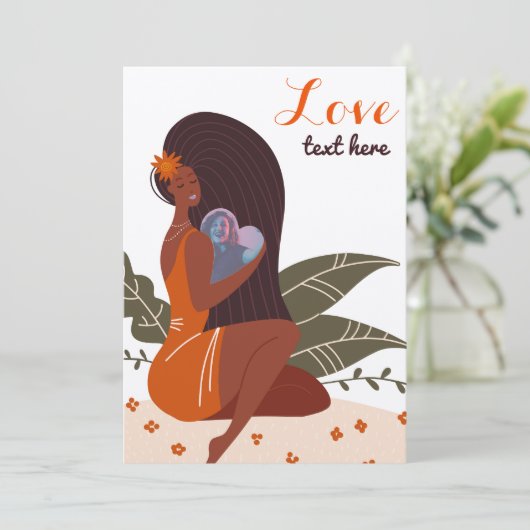 Love-Yourself-Body-Positive-Self-briefkaart Kaart (Staand voorkant)