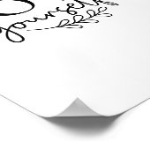 Love Yourself - Boho Minimalist Motivational Poster (Hoek)