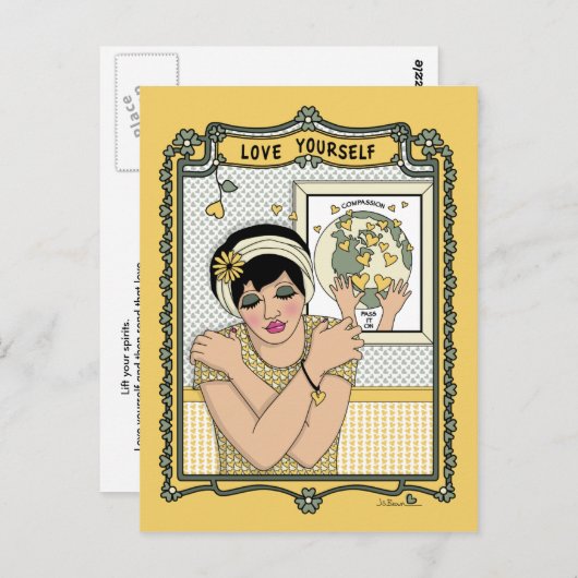 Love Yourself_C_ Briefkaart (Voorkant / Achterkant)