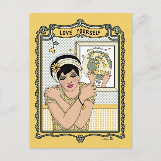 Love Yourself_C_ Briefkaart (Voorkant)