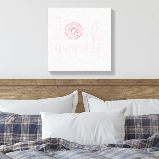 Love Yourself  Canvas Afdruk (Insitu (Slaapkamer))