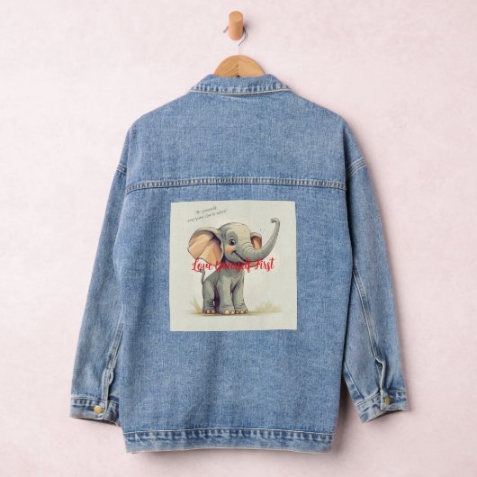 Love Yourself Eerste Vrouwen Denim Jas Jacket (Hangar)