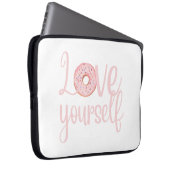 Love Yourself Electronics Bag Laptop Sleeve (Voorkant Rechts)