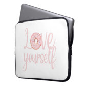Love Yourself Electronics Bag Laptop Sleeve (Voorkant Links)