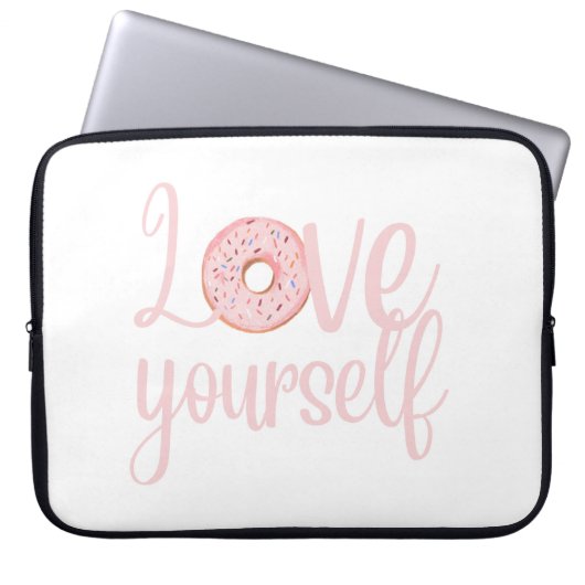 Love Yourself Electronics Bag Laptop Sleeve (Voorkant)