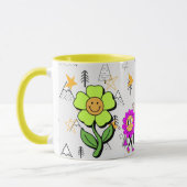 love yourself Funny Smiley Face Cool Design Mok (Links)