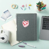Love Yourself Heart Cake Sticker (iPad Cover)